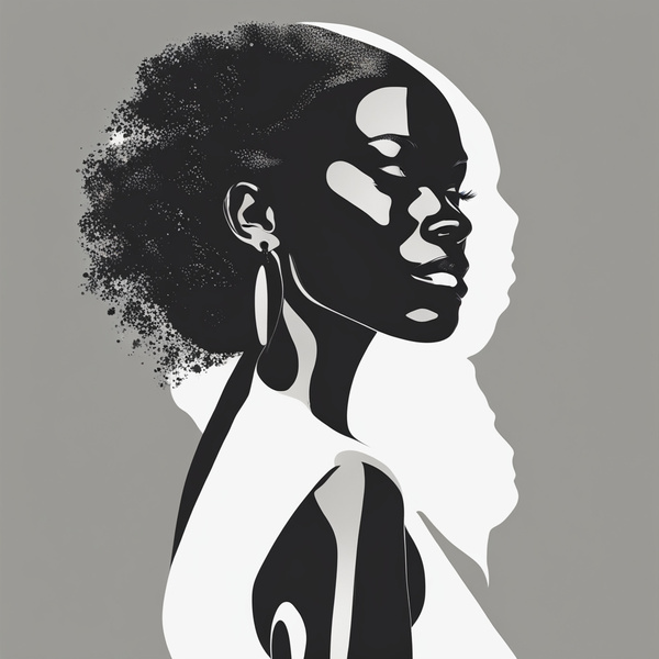 Silhouette of Strength Collection 1 - The Artful Mane 13 Digital Download