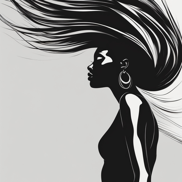 Silhouette of Strength Collection 1 - The Artful Mane 62 Digital Download