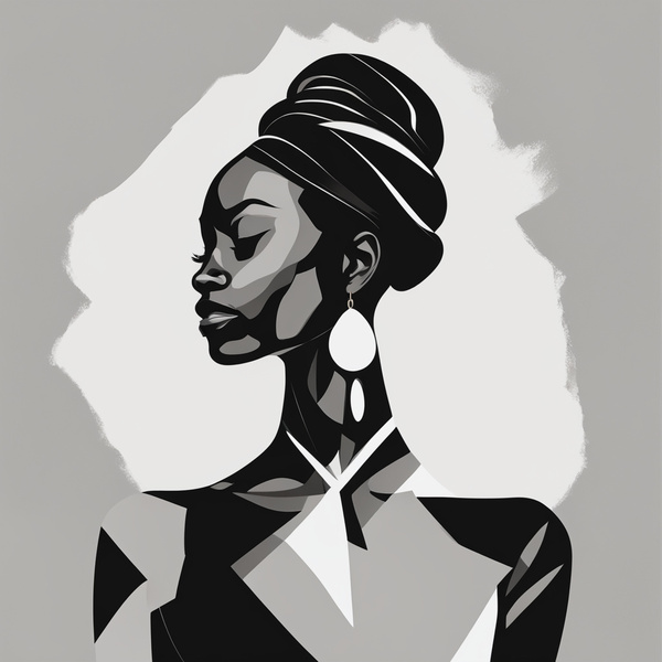 Silhouette of Strength Collection 1 - The Artful Mane 65 Digital Download