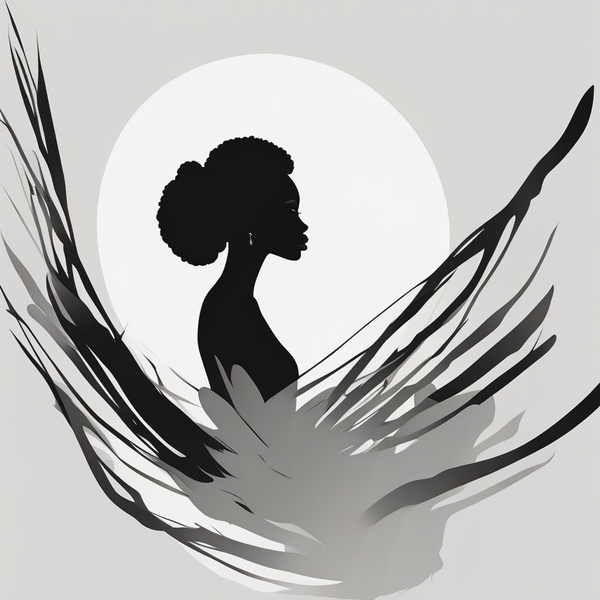 Silhouette of Strength Collection 1 - The Artful Mane 23 Digital Download