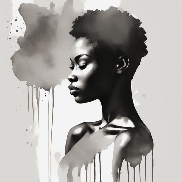 Silhouette of Strength Collection 1 - The Artful Mane 27 Digital Download