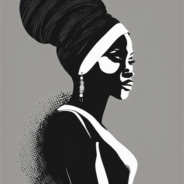 Silhouette of Strength Collection 1 - The Artful Mane 35 Digital Download