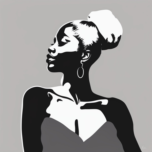 Silhouette of Strength Collection 2 - The Artful Mane 1 Digital Download