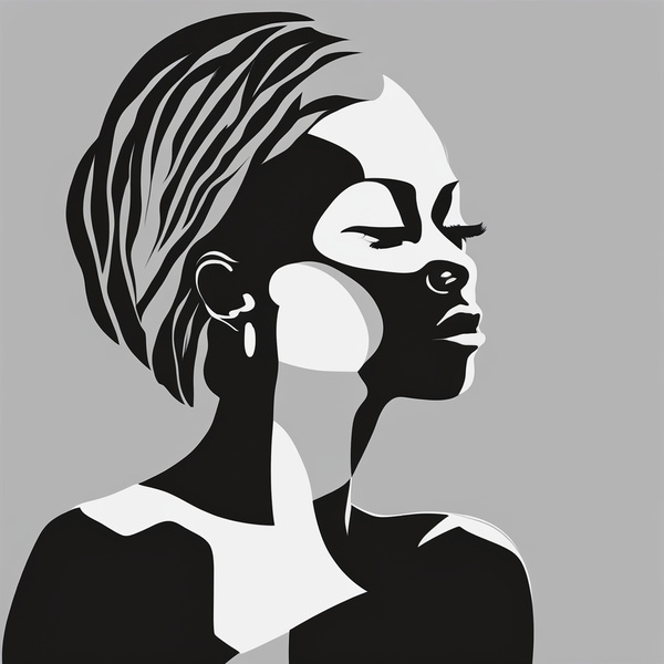 Silhouette of Strength Collection 1 - The Artful Mane 52 Digital Download