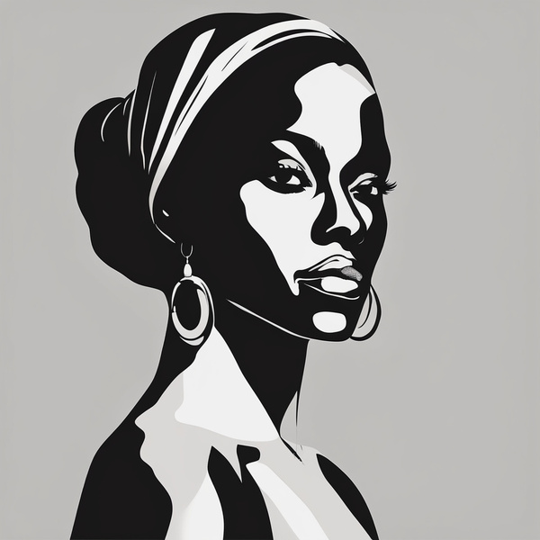 Silhouette of Strength Collection 1 - The Artful Mane 15 Digital Download