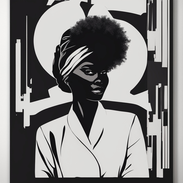 Silhouette of Strength Collection 1 - The Artful Mane 54 Digital Download