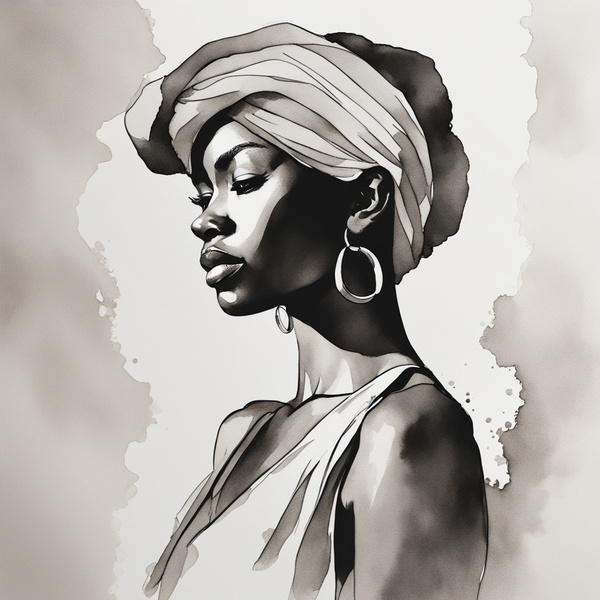 Silhouette of Strength Collection 1 - The Artful Mane 5 Digital Download