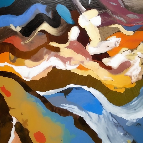 Mountain View. Painting Digital Download