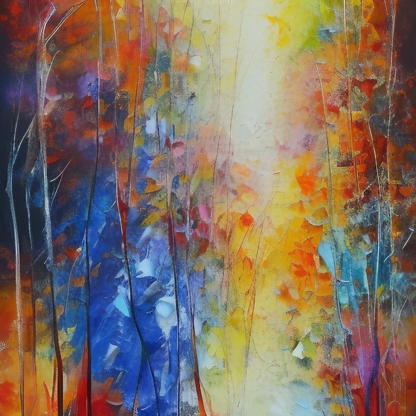 Destined. Abstract.  Digital Download