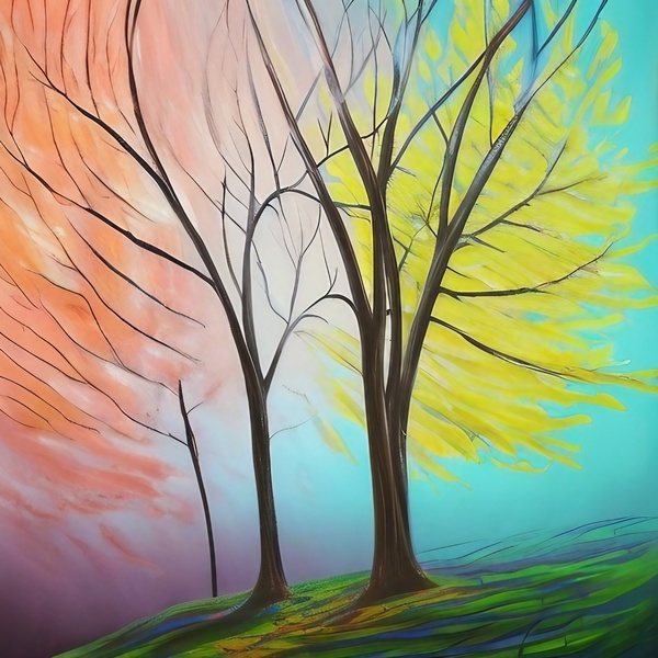 A Walk in Paradise. Abstract.  Digital Download