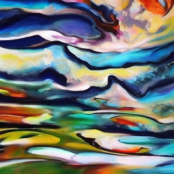 Mountain View. Abstract. Digital Download