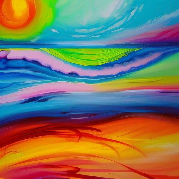 Good Morning. Abstract. Digital Download