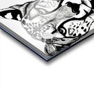 Alert. Line Art. Impression Acrylique