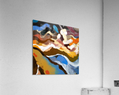 Mountain View. Painting Acrylic Print