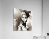 Silhouette of Strength Collection 1 - The Artful Mane 16 Acrylic Print