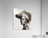 Silhouette of Strength Collection 1 - The Artful Mane 17 Acrylic Print