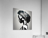 Silhouette of Strength Collection 1 - The Artful Mane 26 Impression acrylique