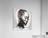 Silhouette of Strength Collection 1 - The Artful Mane 40 Acrylic Print