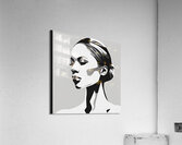 Silhouette of Strength Collection 1 - The Artful Mane 47 Acrylic Print