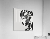 Silhouette of Strength Collection 1 - The Artful Mane 51 Acrylic Print