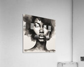 Silhouette of Strength Collection 1 - The Artful Mane 63 Acrylic Print