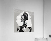 Silhouette of Strength Collection 1 - The Artful Mane 65 Acrylic Print