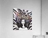 Silhouette of Strength Collection 2 - The Artful Mane 15 Impression acrylique