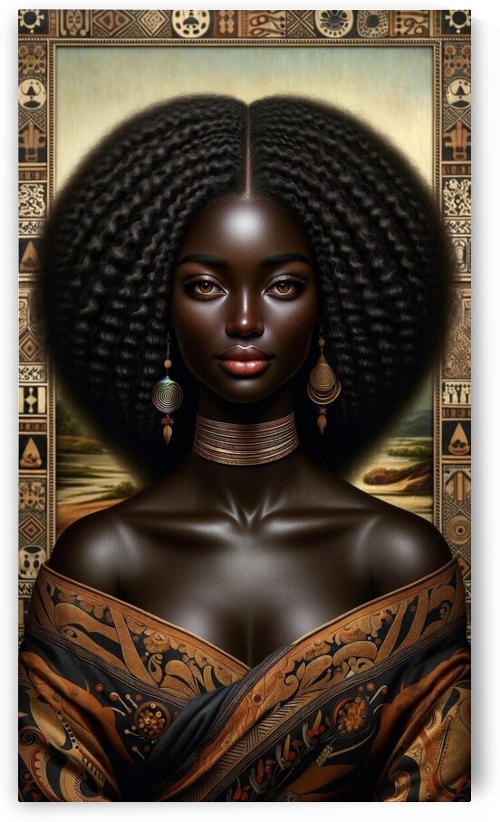 Black Mona Lisa by The Artful Mane