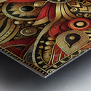 Threads of Heritage: Afrocentric Wearable Art Collection 1 2 Metal print