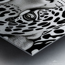 The Stare Metal print