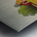 The Rural Oasis. Countryside. Metal print