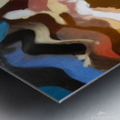 Mountain View. Painting Metal print