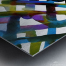 Criss Cross. Abstract. Metal print