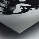 Silhouette of Strength Collection 1 - The Artful Mane 20 Metal print