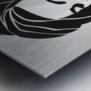 Silhouette of Strength Collection 1 - The Artful Mane 21 Metal print