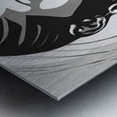 Silhouette of Strength Collection 1 - The Artful Mane 40 Metal print