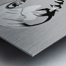 Silhouette of Strength Collection 1 - The Artful Mane 45 Metal print