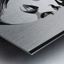 Silhouette of Strength Collection 1 - The Artful Mane 47 Metal print