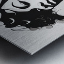 Silhouette of Strength Collection 1 - The Artful Mane 60 Metal print