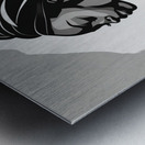 Silhouette of Strength Collection 1 - The Artful Mane 65 Metal print