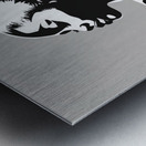 Silhouette of Strength Collection 2 - The Artful Mane 1 Metal print