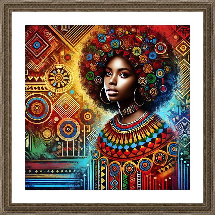 African Diaspora Picture Frame print