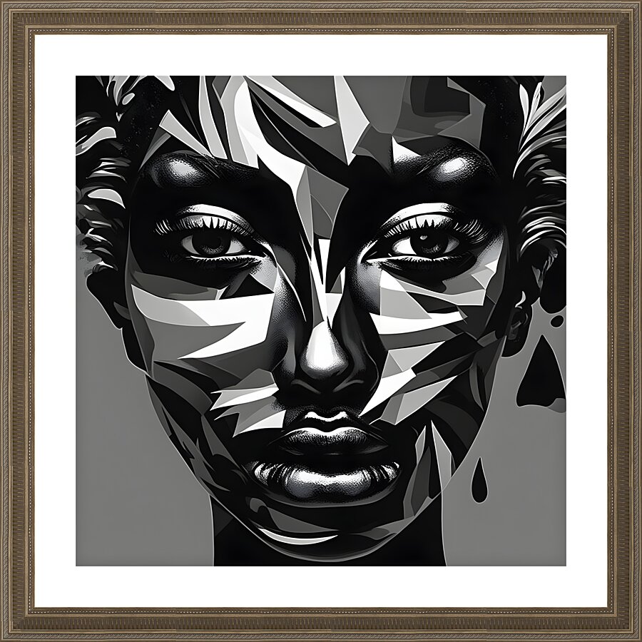 Fractured Strength 2 Picture Frame print