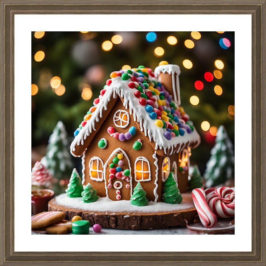 Winter Wonderland & Christmas Celebration 3 Picture Frame print