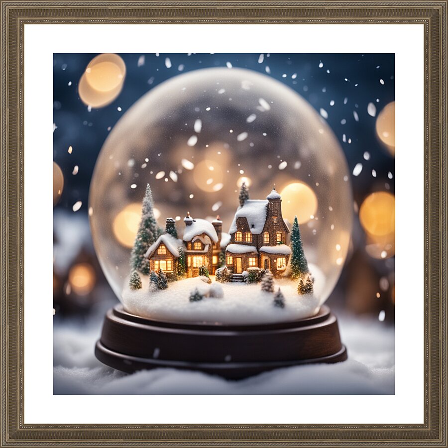 Winter Wonderland & Christmas Celebration 6 Picture Frame print