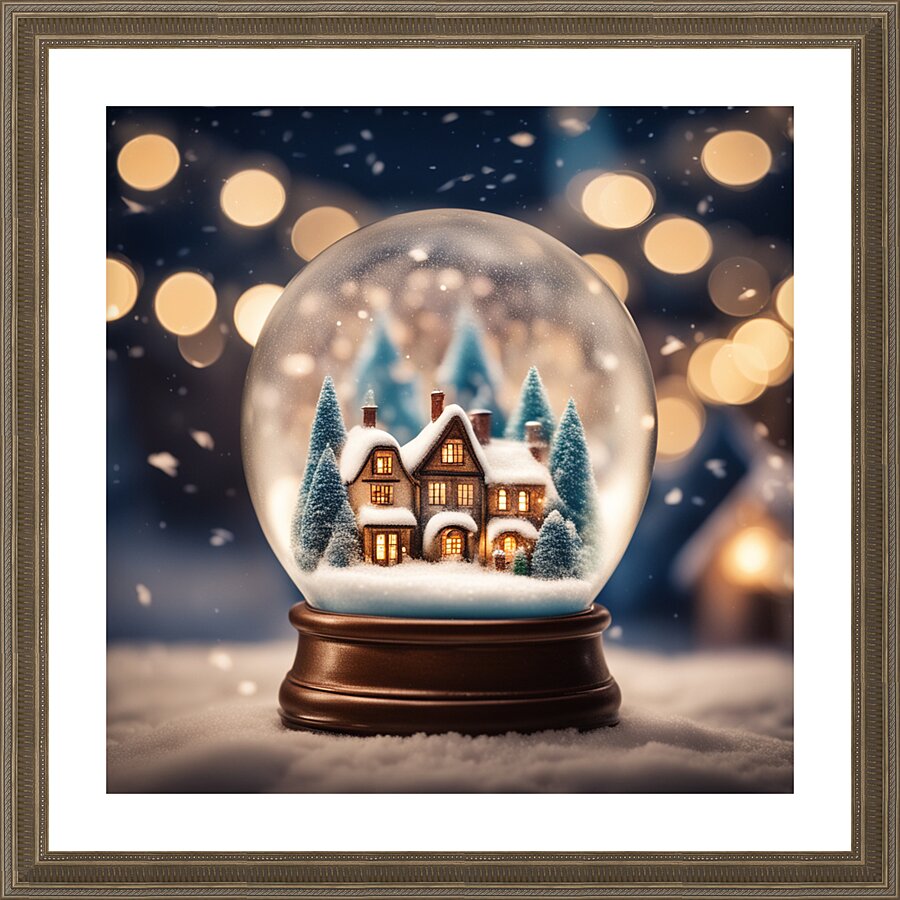 Winter Wonderland & Christmas Celebration 7 Picture Frame print