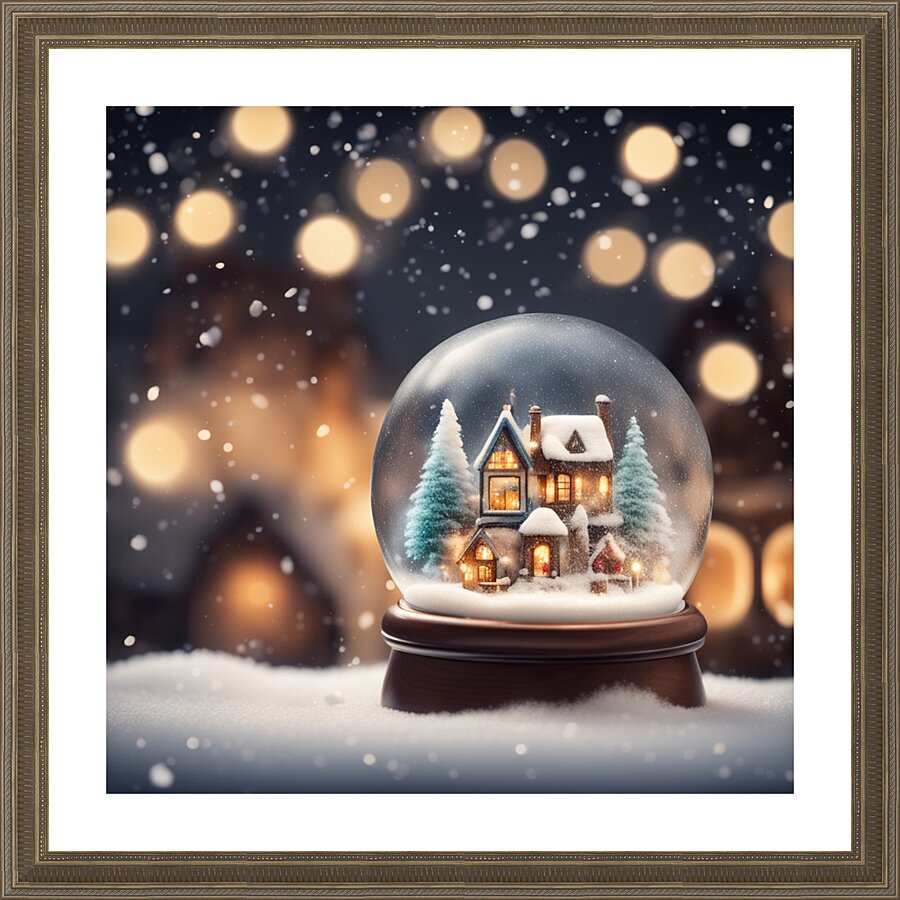Winter Wonderland & Christmas Celebration 8 Picture Frame print