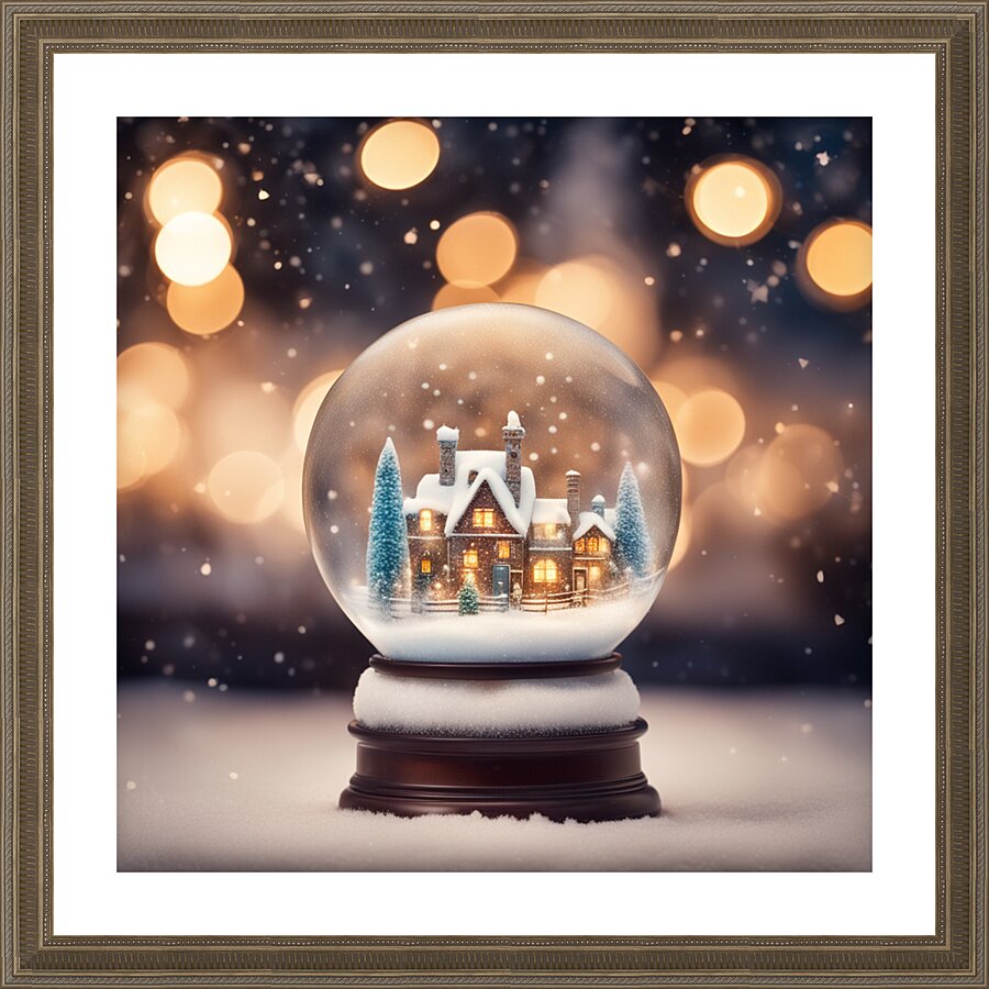 Winter Wonderland & Christmas Celebration 9 Picture Frame print