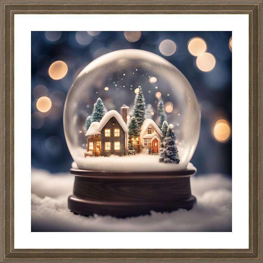 Winter Wonderland & Christmas Celebration 11 Picture Frame print