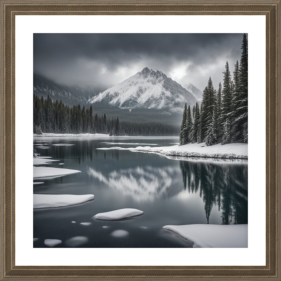 Winter Wonderland & Christmas Celebration 13 Picture Frame print